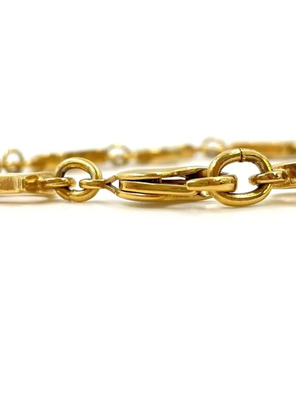 Dior Logo Gold Plated Bracelet Bangle - Picture 7 of 8
